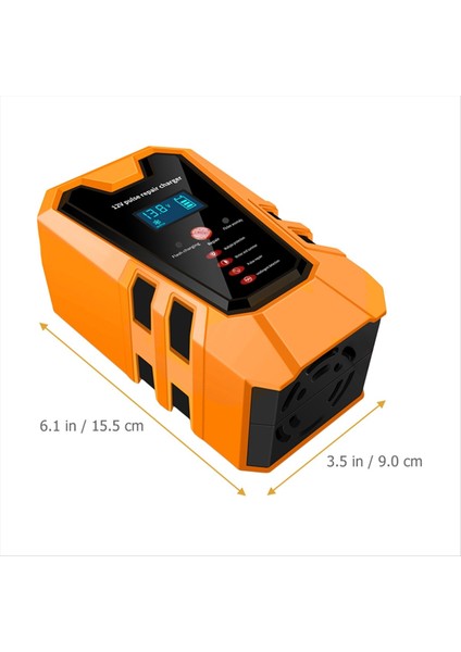 Araba 12V6A Otomatik Akıllı Motosiklet Otomotiv Onarım Bakımı Dijital Ekran Aşırı Araştırma Koruması Geniş Ab Fişi (Yurt Dışından) indirimleri