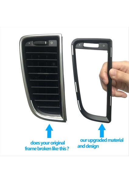 Araba Merkezi Sol Klima A/c Havalandırma Grille Dış Çerçeve Paneli 970552141C Porsche Panamera 2010-2016 (Yurt Dışından) fiyatları