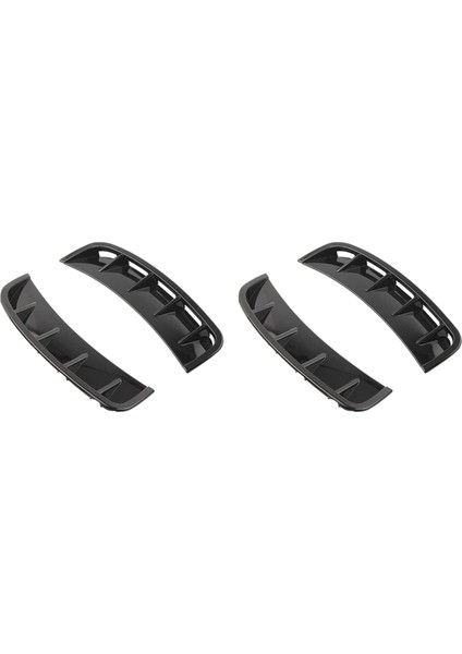 4x Siyah Ön Tekerlek Yan Hava Havalandırma Canards Trim Mercedes-Benz A-Serisi W177 A200 A250 A220 A35 Amg 2019 2020 (Yurt Dışından)