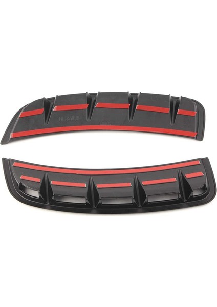 4x Siyah Ön Tekerlek Yan Hava Havalandırma Canards Trim Mercedes-Benz A-Serisi W177 A200 A250 A220 A35 Amg 2019 2020 (Yurt Dışından) indirimleri