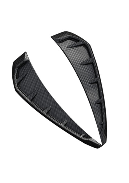 Karbon Fiber Ön Çamurluk Yan Spoyler Havalandırma Hava Kanadı Kapak Trimi Honda Civic 10TH 2016-2019 (Yurt Dışından)