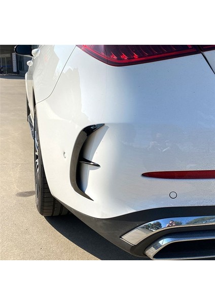 Araba Arka Tampon Dudak Ayırıcı Spoiler Hava Outlet Trim Kapağı Mercedes-Benz C-Serisi W206 Amg 2022+ (Siyah) (Yurt Dışından) modelleri
