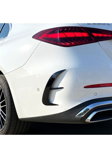 Araba Arka Tampon Dudak Ayırıcı Spoiler Hava Outlet Trim Kapağı Mercedes-Benz C-Serisi W206 Amg 2022+ (Siyah) (Yurt Dışından) fırsatları
