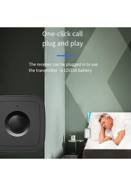 Çağrı Kablosuz Çağrı Düğmesi Çağrı Kablosuz Kapı Çanları/yaşlı/hasta Için 5 Gear 300M/ENGELLI/HAMILE Kadın Abd Fiş (Yurt Dışından) indirimleri