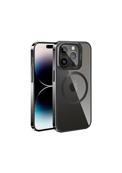 Zore Ile Uyumlu 14 Kılıf Şarj Özellikli Standlı Klon Kapak Siyah