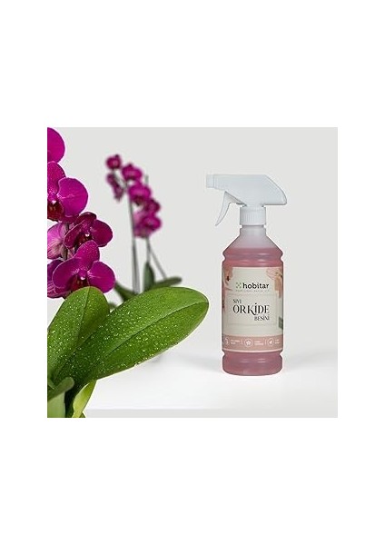 Genta Hobitar Orkide Besini Vitamini 500 ml -%100 Doğal, Çiçeklendirici ve Köklendirici Formül
