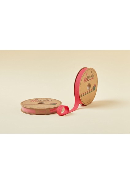 Biye Katlı D33 Koyu Kırmızı 2 cm 25 Metre %65 %35 Polyester