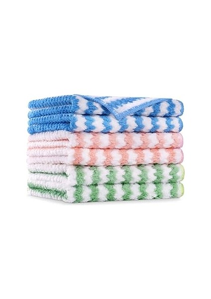 Vicloon Temizleme Bezleri, 6 Adet Süper Emici Temizleme Bezi, Yeniden Kullanı