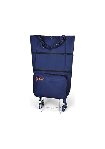 Ent Rklm •entcanta Mi̇la 6 Teker, Merdiven Çıkabilen, Özel Kumaşlı ve Katlanabilir Alışveriş V