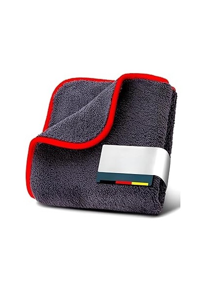 50X70 cm Oto Araba Yıkama Kurulama Havlusu, Orta Boy Çift Katlı Araç Kurutma ve Torpido