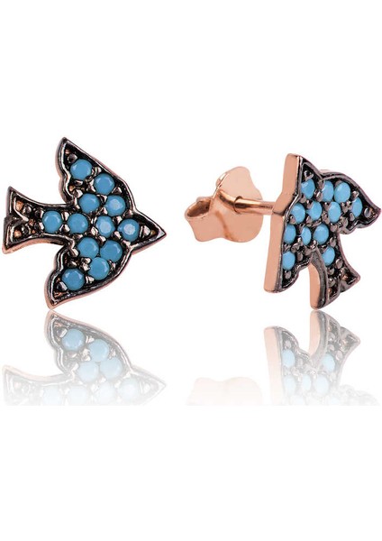 925 Ayar Gümüş Çivili Kırlangıç Küpe EA1160068 (945945) fiyatları