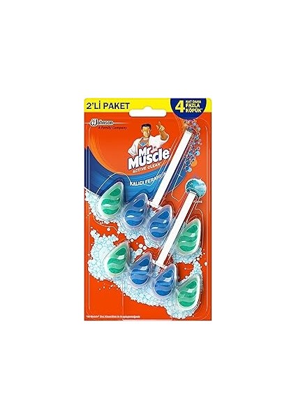 Mr Muscle Klozet Blok 2'li Marine, 77.2g 1 (1 x 122 G)