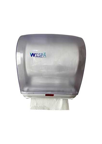 Wespa Kağıt Havlu Dispenseri, Gri Plastik, Duvar Montajlı, Profesyonel Banyo ve Tuvalet Için