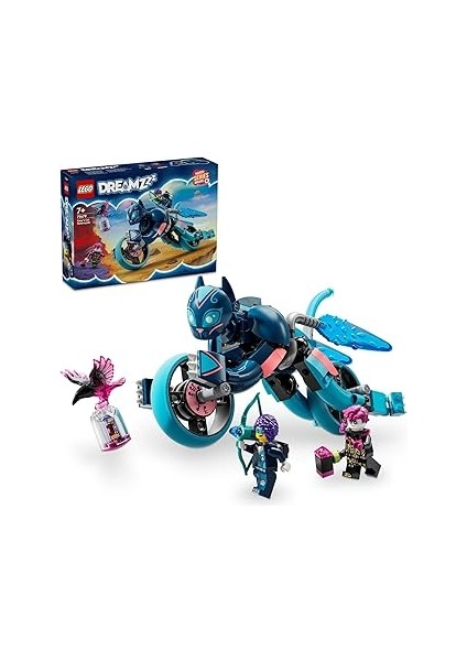 Dreamzzz 2'si 1 Arada Zoey'nin Kedi Motosikleti 71479-7 Yaş ve Üstü Kız ve Erkek Çocuklar Için