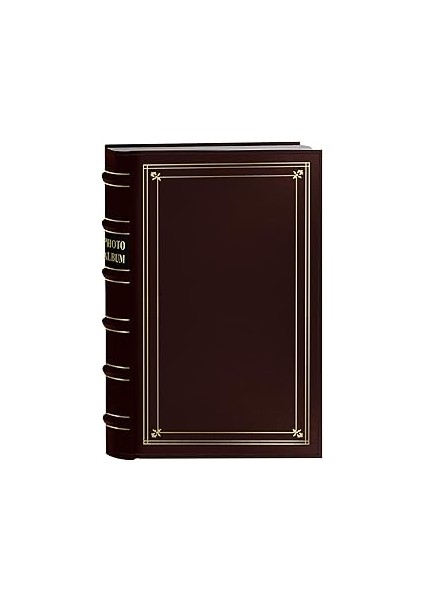 Foto 204-POCKET Ring Fotoğraf Albümü Için 4 ile 6 Baskılar, Rengi/bordo Deri ile Altı