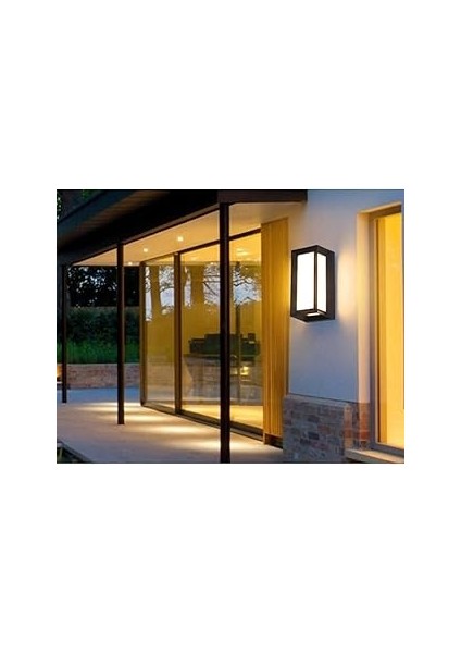 Bahçe Aydınlatması LED Işık 25CM E27 Duylu Zita Bahçe Duvar Aplik Su Geçirmez