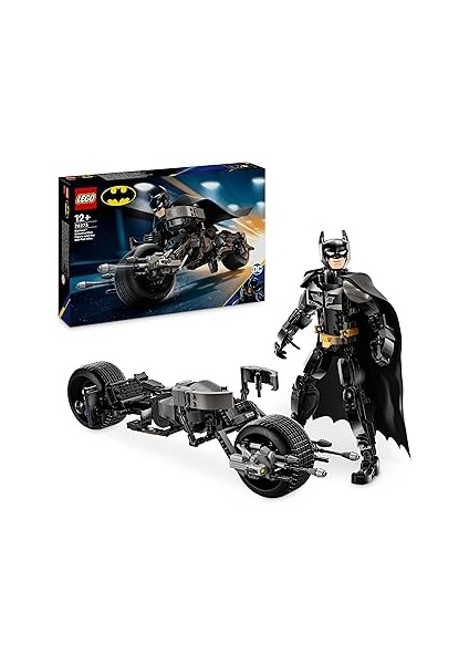 Batman: Batman Yapım Figürü ve Bat-Pod Motosiklet 76273-12 Yaş ve Üzeri Süper Kahraman Seve