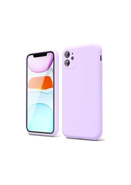 11 Kılıf 6.1 ile Uyumlu, Uruchi Ince Sıvı Silikon 3 Katmanlı Tam Kaplamalı Yumuşak