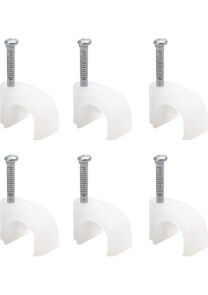 Kroşe 1 Numara Çelik Çivili 4 mm (Kordon Kabloları Için) 100'LÜ Poşet