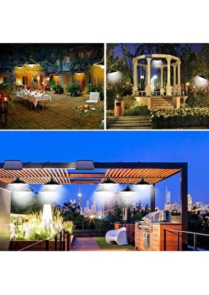 Güneş Enerjili Renkli Dış Mekan Duvar Lambası - Su Geçirmez, Ayarlanabilir, Dekoratif Işık