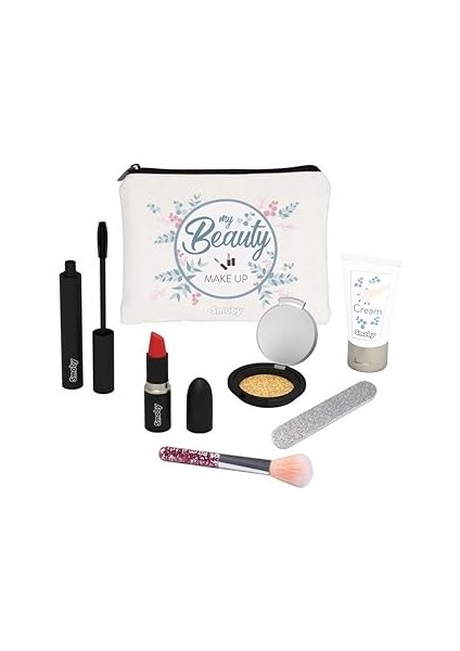 Smoby My Beauty Kozmetik Ürünleri Çantası - Aksesuarlı Make Up Set