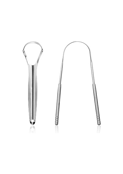 Jouis Dil Temizleyici,ağız Seti, 2 'si 1 Arada Paslanmaz Çelik Ağız ve Dil Temizleyici Aparat