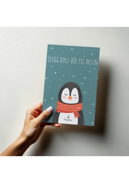 4'lü Yılbaşı Kutlama Kartı Seti/ Kartpostal fırsatları