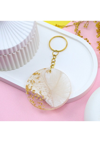 Epoksi Silikon Kalıp Yuvarlak Delikli Anahtarlık Kalıbı 5 cm 30 Lu indirimleri