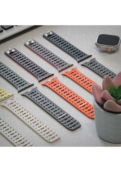 Apple Watch 10 46MM Toughcord 124 Silikon Kordon Strap Kayış indirimleri