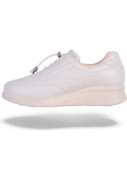 Elmisa 059 Krem Kadın Casual Ayakkabı modelleri