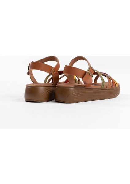 Bera Çok Renkli Hakiki Deri Sandalet modelleri