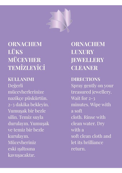 Lüks Mücevher Temizleyici, 100ML fiyatları