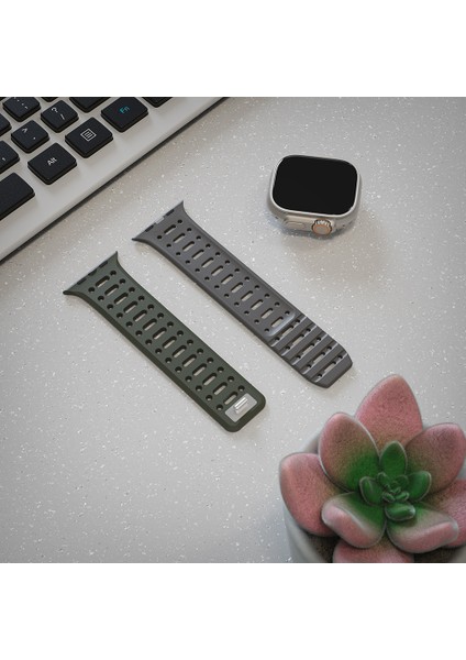 Apple Watch 38MM Toughcord 124 Silikon Kordon Strap Kayış fırsatları