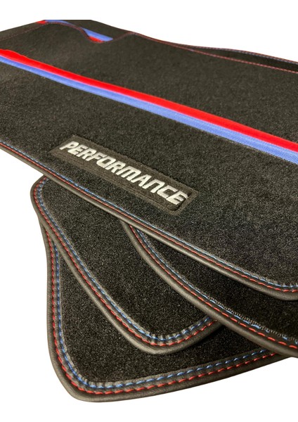 Oto Halı Paspas Seti Bmw 3 Serisi Modelleri Uyumlu Sline Sport Kaymaz & Şık Tasarım modelleri