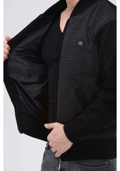 Erkek Baba ve Orta Yaş Triko Örgü Içi Astarlı Akrilik Fermuarlı Kışlık Baba Hırka fiyatları