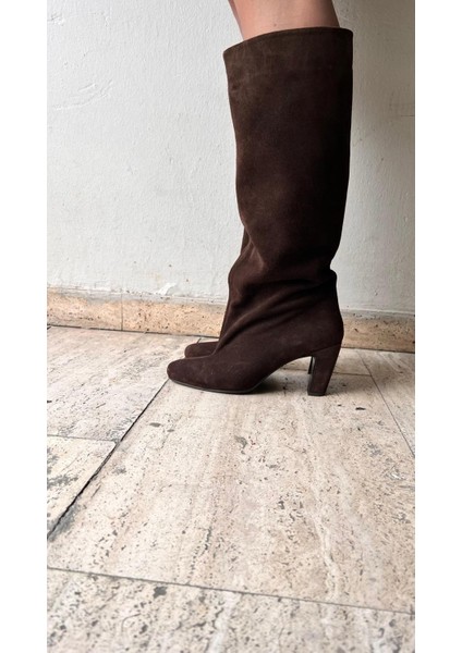 Talismann Gerçek Deri Topuklu _ Uzun Kadın Çizme modelleri