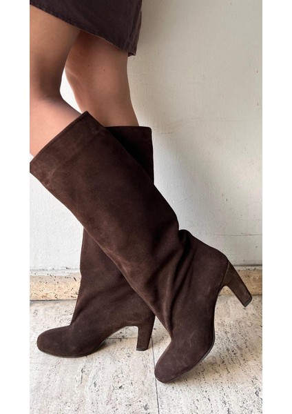 Talismann Gerçek Deri Topuklu _ Uzun Kadın Çizme indirimleri
