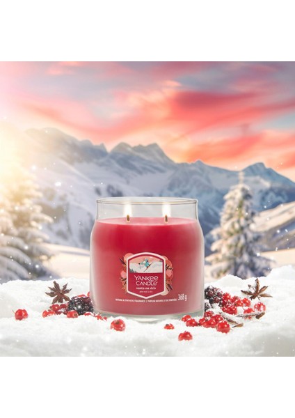 Santa On Skis Orta Mum modelleri