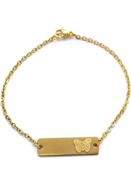 Altın Kaplama Kelebek Model Unisex Bileklik BLK-1016 fiyatları