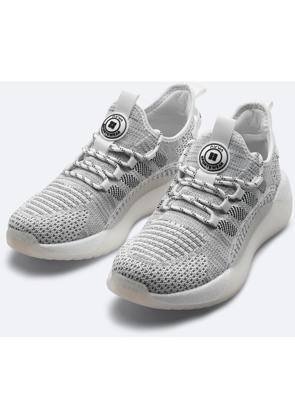 Erkek Açık Gri Nefes Alan Hafif Sneaker Ayakkabı A41Y8026