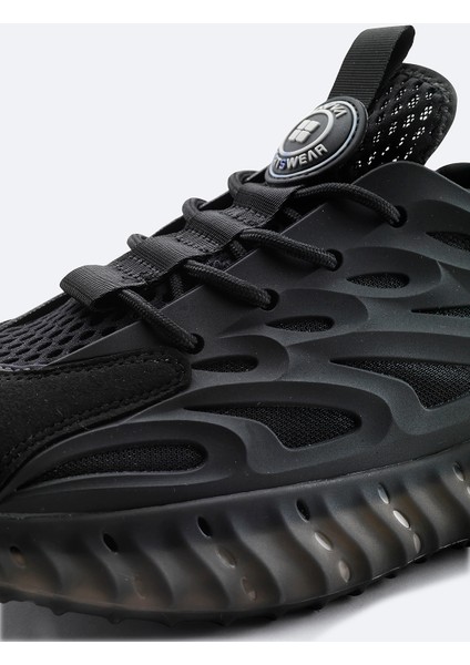 Erkek Siyah Nefes Alan Hafif Sneaker Ayakkabı A41Y8023