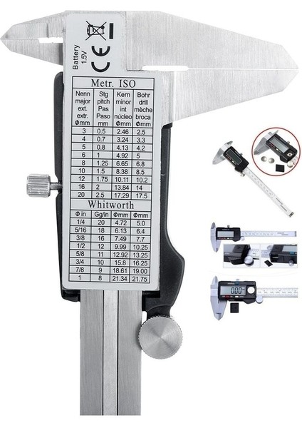 Kumpas - Dijital Kumpas 0,01 mm - 150MM 6inc fiyatları