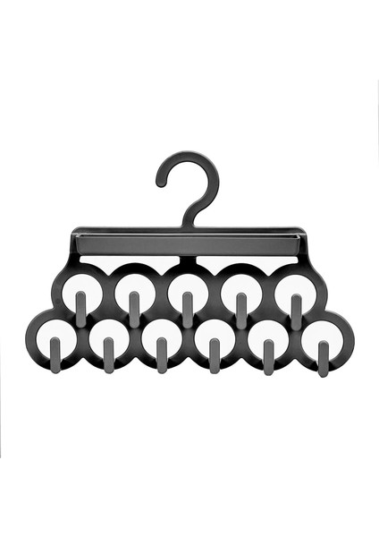 Kravat ve Şal Askısı - Takı ve Aksesuar Düzenleyici Askı - Siyah modelleri