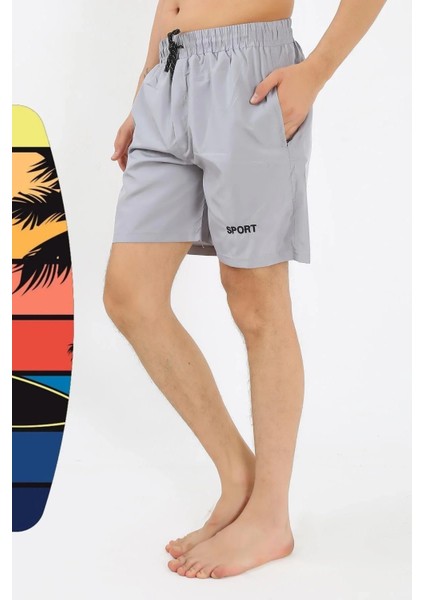 Erkek Gri Deniz Şortu fiyatları