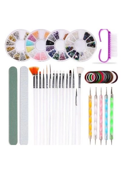 Ocean Profesyonel Tırnak Sanat Desen Seti