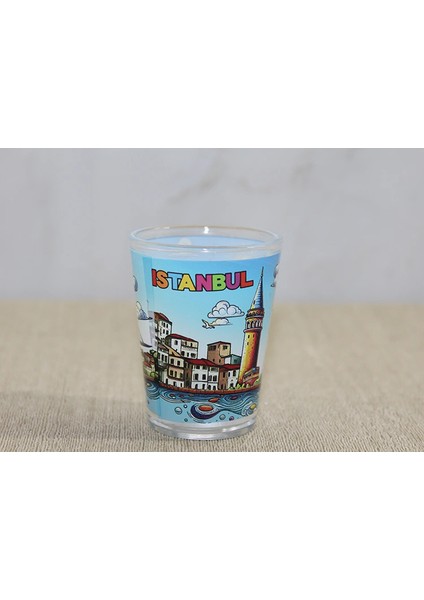 Istanbul Temalı Cam Shot Bardak LIV558