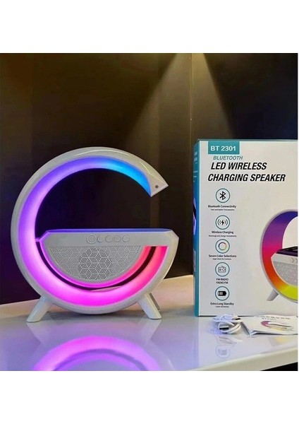 Akıllı Masa Lambası Hoparlör LED Işık & Kablosuz Şarj LIV1713 fiyatları