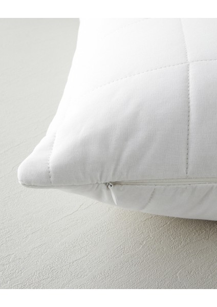 Layna Yün Alez Yastık Kılıfı 50X70 cm Krem fırsatları