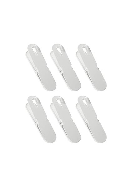 Ikea Skadi̇s Kli̇psleri̇ (Skadi̇s Pegboard Içi̇n), Beyaz, 2 x 8 Cm, 6 Adet