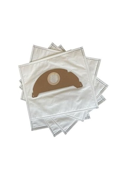 Wd 2 Mv 2 Islak Kuru Elektrikli Süpürge Uyumlu Toz Torbası, 5 Adet, Beyaz